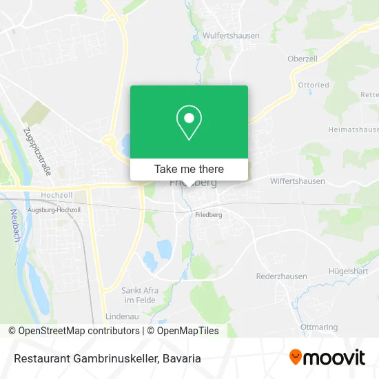 Restaurant Gambrinuskeller map