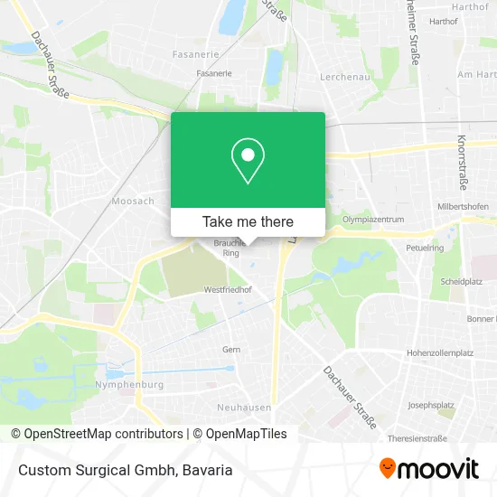 Custom Surgical Gmbh map