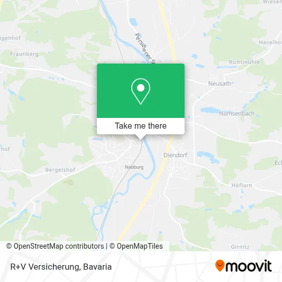 R+V Versicherung map