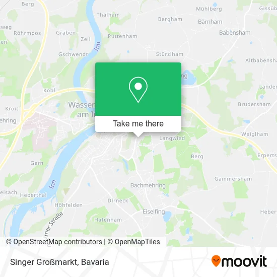 Singer Großmarkt map