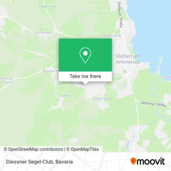 Diessner Segel-Club map