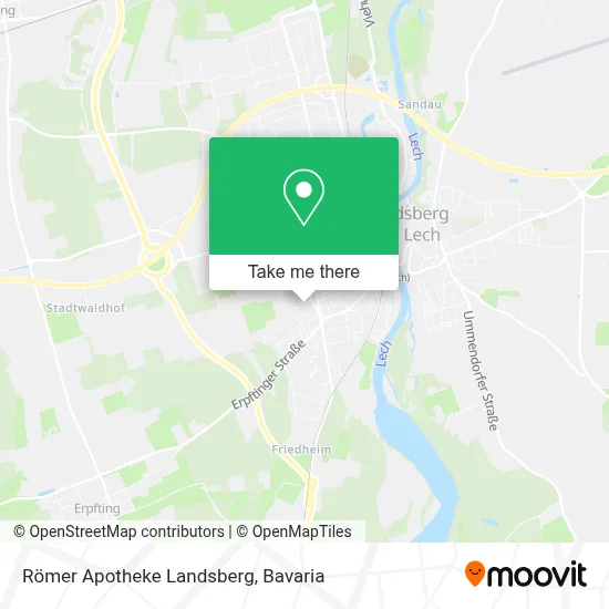 Römer Apotheke Landsberg map