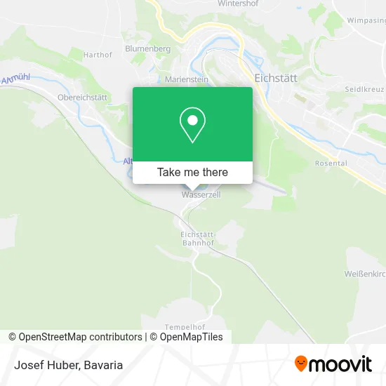 Huber Josef map