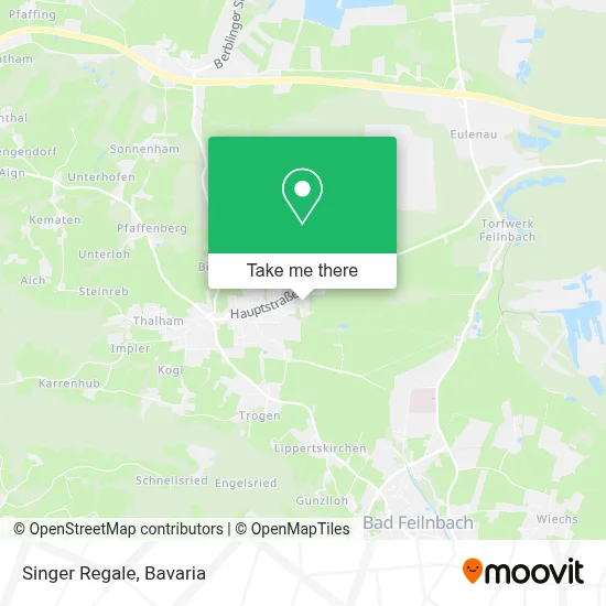 Singer Regale map