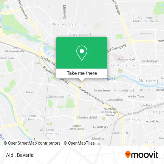 Aldi map