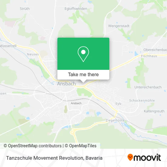 Tanzschule Movement Revolution map