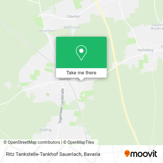 Ritz Tankstelle-Tankhof Sauerlach map