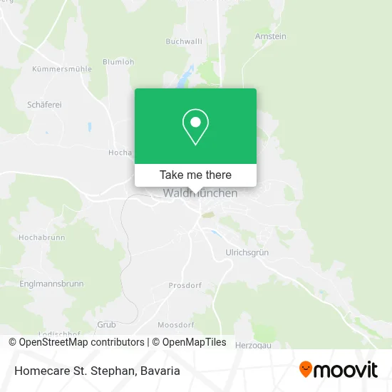 Homecare St. Stephan map