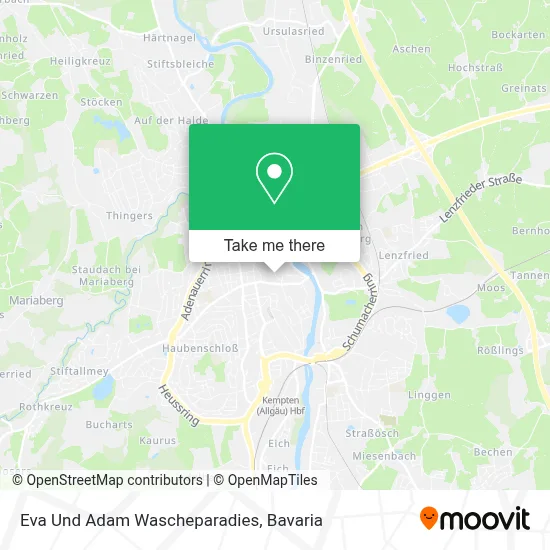 Eva Und Adam Wascheparadies map