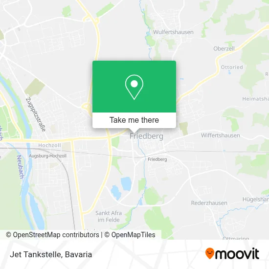 Jet Tankstelle map