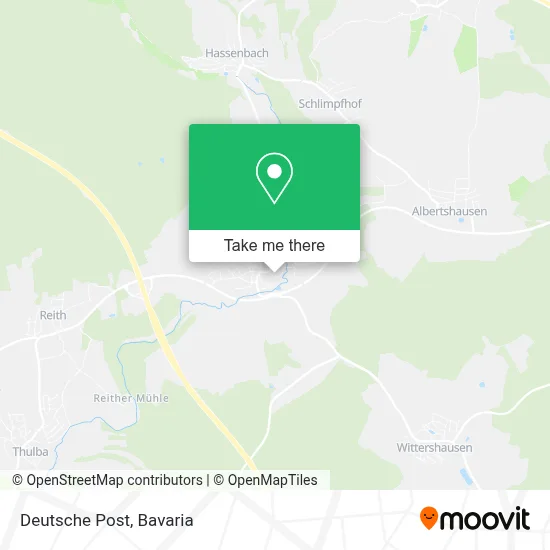Deutsche Post map