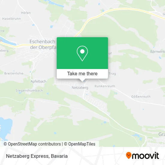 Netzaberg Express map
