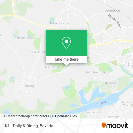 K1 - Daily & Dining map