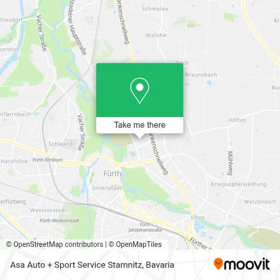 Asa Auto + Sport Service Stamnitz map