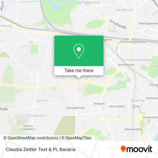 Claudia Zeitler Text & Pr map