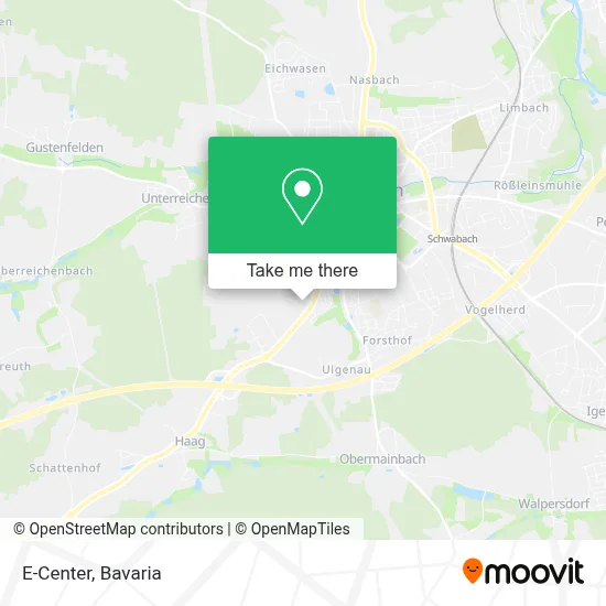 E-Center map