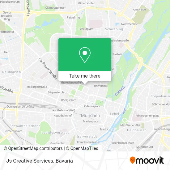Js Creative Services map