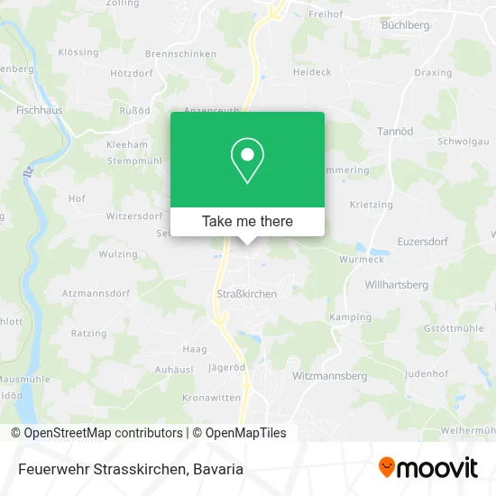 Feuerwehr Strasskirchen map