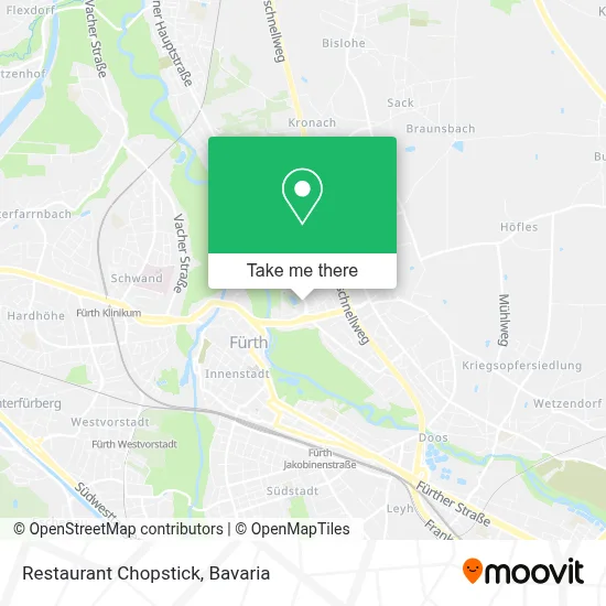 Restaurant Chopstick map