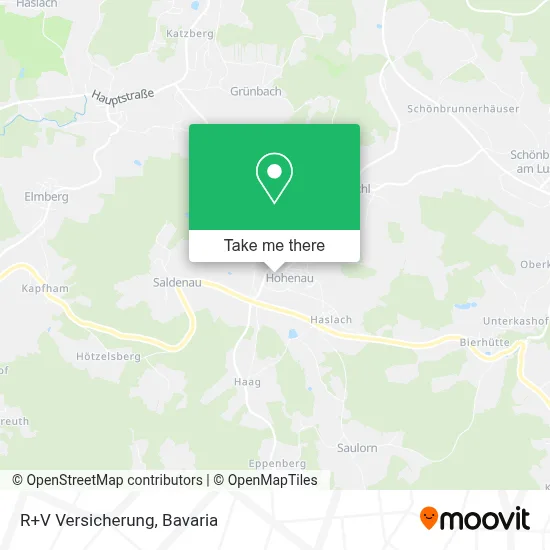 R+V Versicherung map