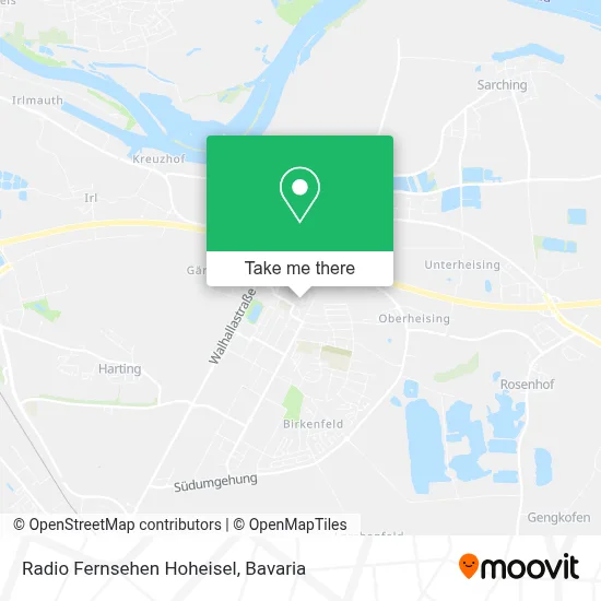 Radio Fernsehen Hoheisel map