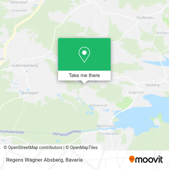 Regens Wagner Absberg map