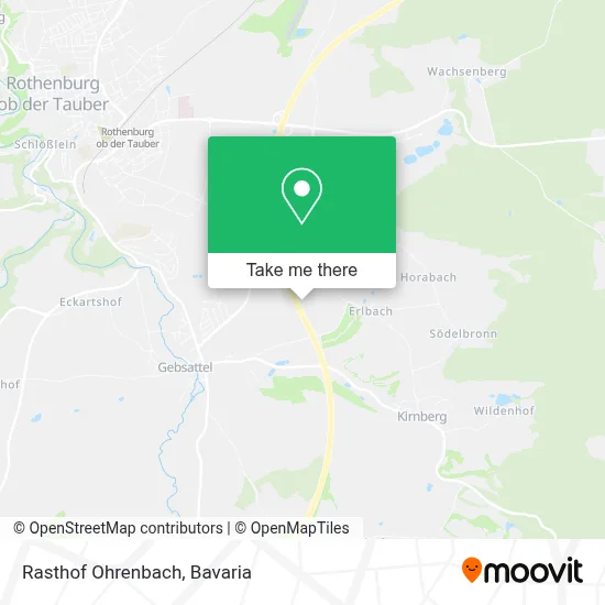 Rasthof Ohrenbach map