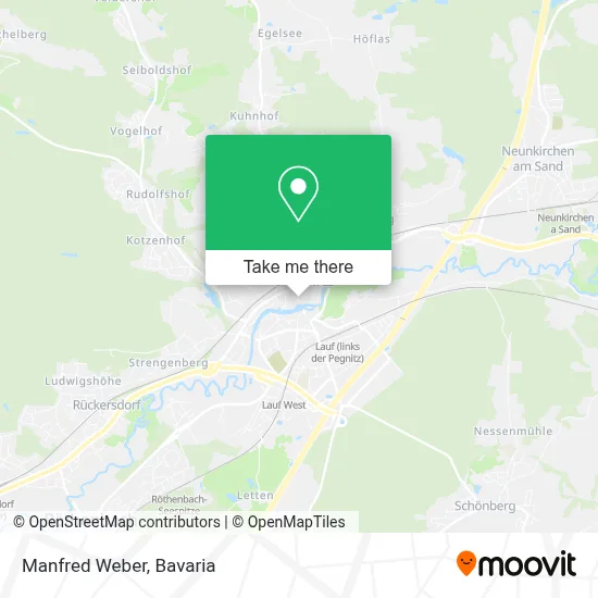 Manfred Weber map