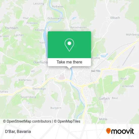 D'Bar map