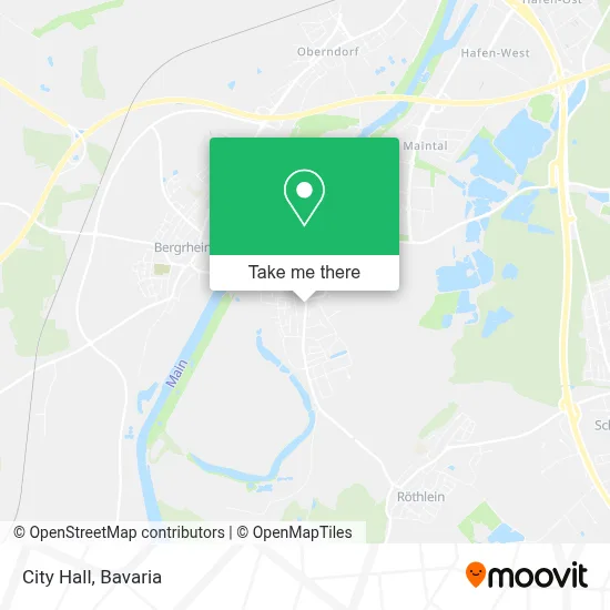 Rathaus map