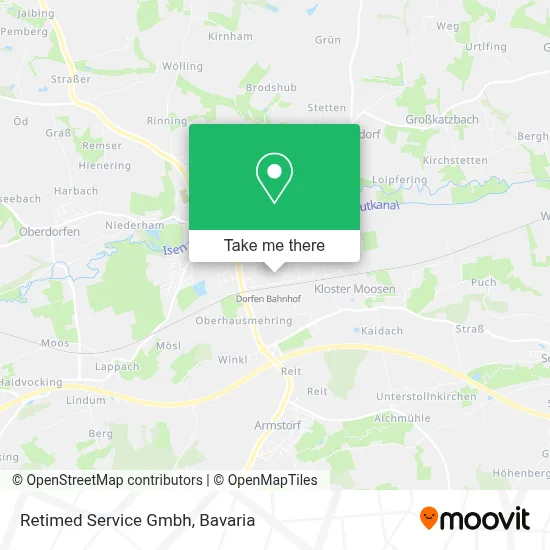Retimed Service Gmbh map