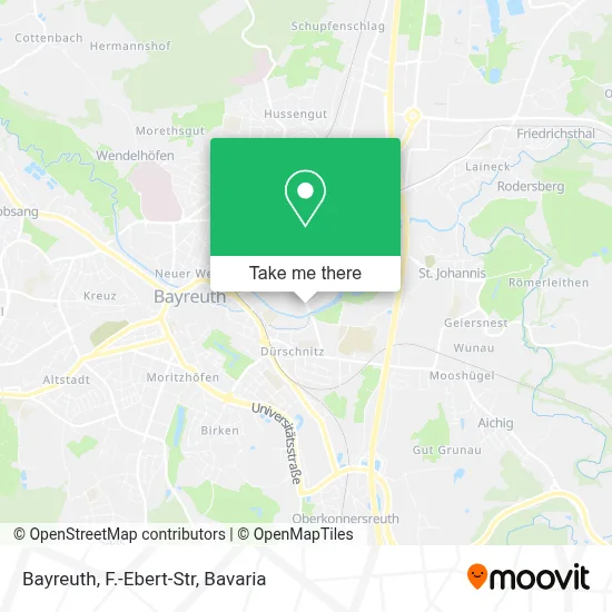 Bayreuth, F.-Ebert-Str map