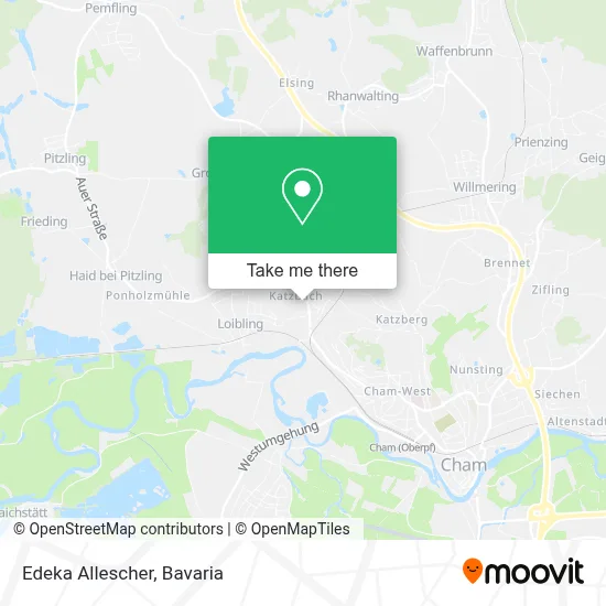Edeka Allescher map