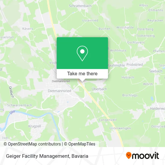 Geiger Facility Management map