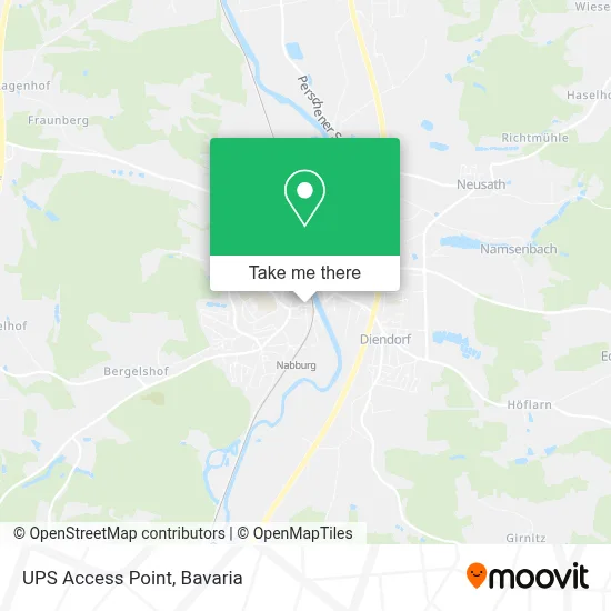 Ups Access Point map