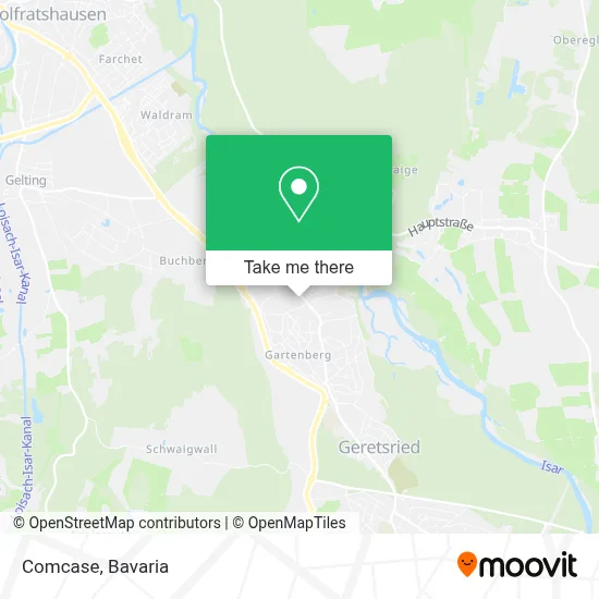 Comcase map