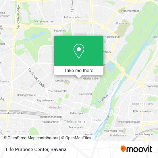 Life Purpose Center map