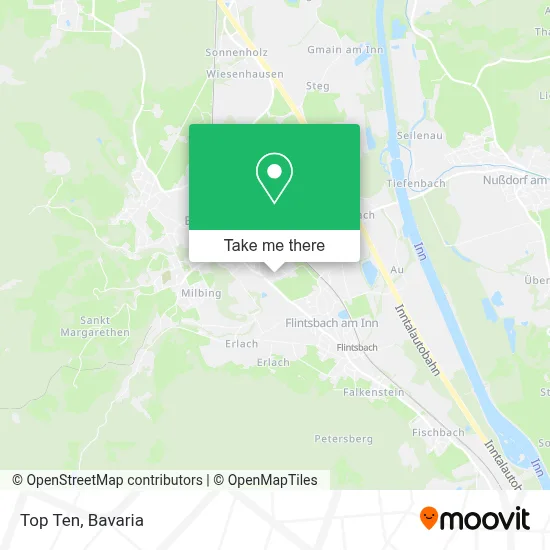 Top Ten map