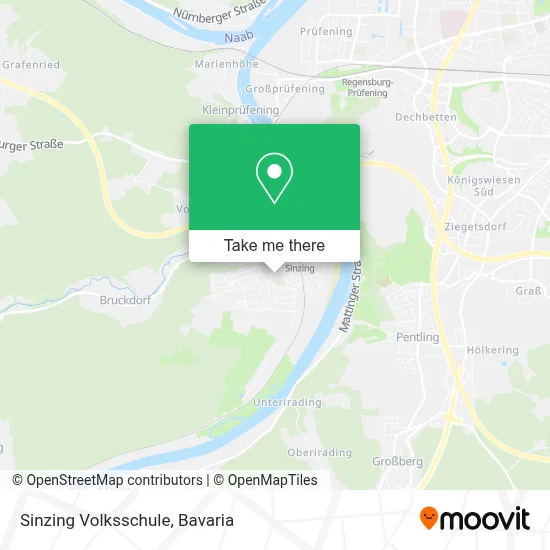 Sinzing Volksschule map
