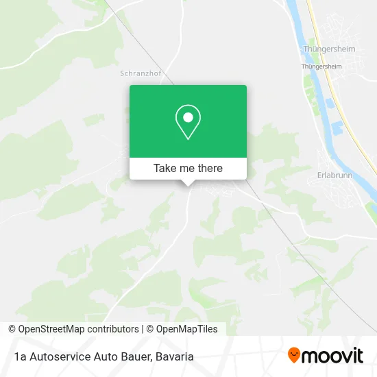 1a Autoservice Auto Bauer map