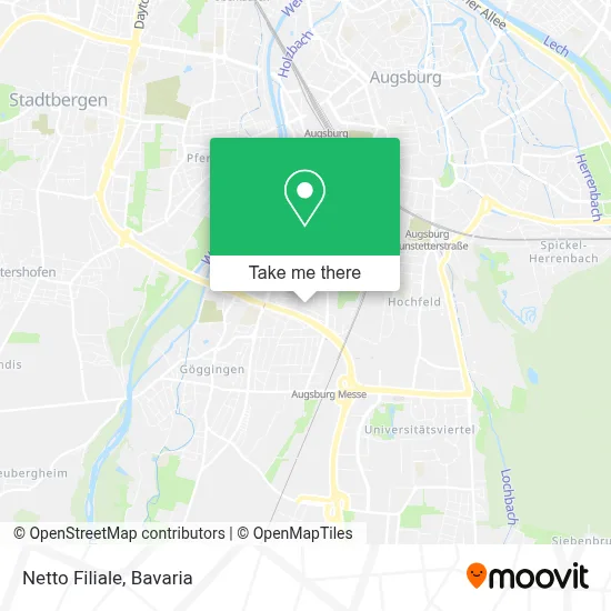 Netto Filiale map