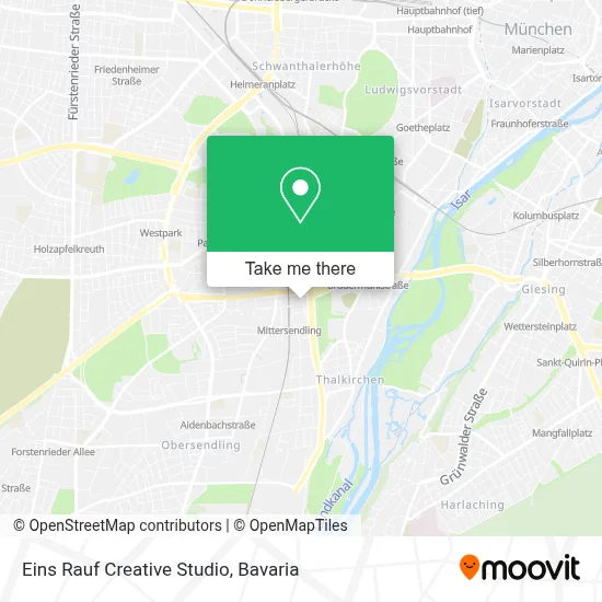 Eins Rauf Creative Studio map