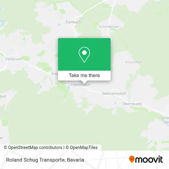 Roland Schug Transporte map