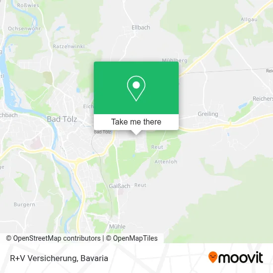 R+V Versicherung map