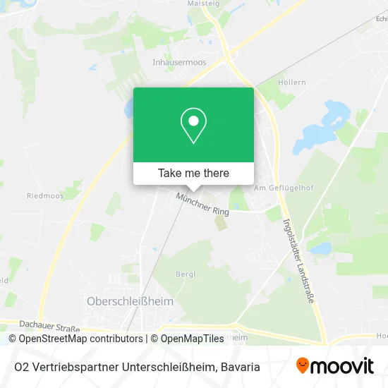 O2 Vertriebspartner Unterschleißheim map