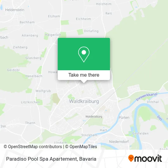 Paradiso Pool Spa Apartement map