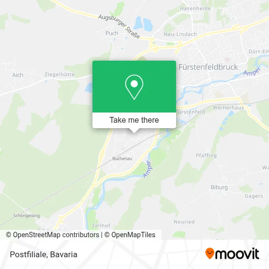 Postfiliale map