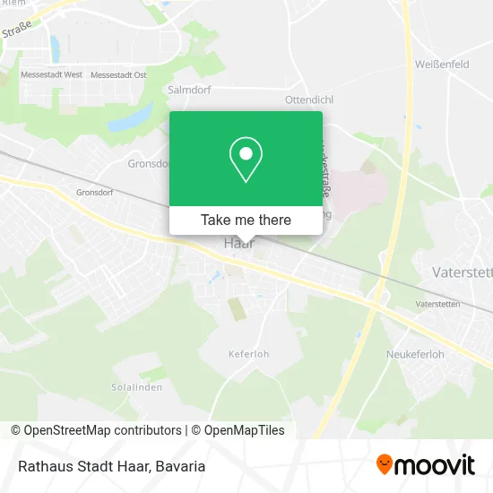 Rathaus Stadt Haar map