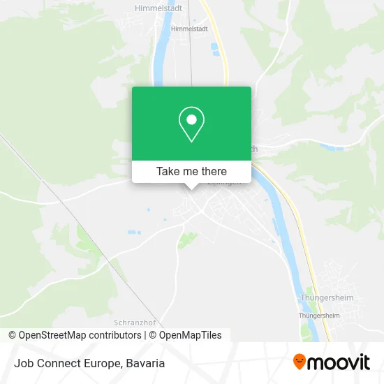 Job Connect Europe map