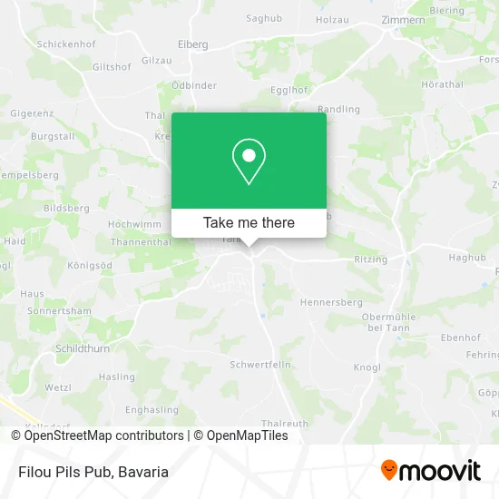 Filou Pils Pub map
